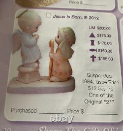 SUSPENDED Precious Moments Jesus Is Born #E-2012