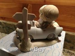 Signed 2007 Precious Moments Get Your Kicks On Route 66 Figurine With Box