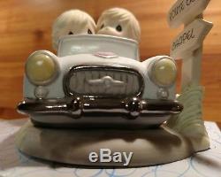 Signed 2007 Precious Moments Get Your Kicks On Route 66 Figurine With Box