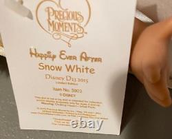 Signed & Inscribed Disney D23 2015 Precious Moments Snow White & Evil Queen Le