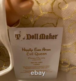 Signed & Inscribed Disney D23 2015 Precious Moments Snow White & Evil Queen Le