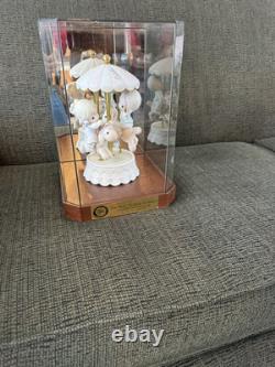 Signed Precious Moments LOVE MAKES THE WORLD GO ROUND With Display of 15000