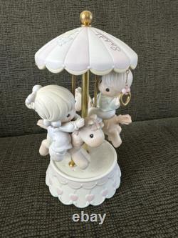 Signed Precious Moments LOVE MAKES THE WORLD GO ROUND With Display of 15000