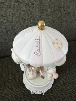 Signed Precious Moments LOVE MAKES THE WORLD GO ROUND With Display of 15000