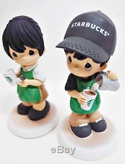 Starbucks X Precious Moments Singapore Barista Girl & Boy Pair