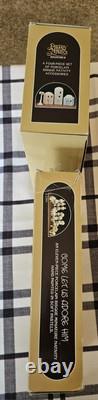 TWO Vintage E2395 Precious Moments Come Let Us Adore Him & E2387 Nativity Scene