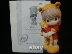T Precious Moments-Disney-Girl Holding Pooh-Hunny, There's Nobody Sweeter Than U