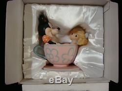 T Precious Moments-Disney-U Are My Cup Of Tea-Minnie Mouse withGirl On Teacup Ride