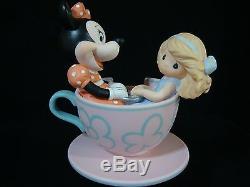 T Precious Moments-Disney-U Are My Cup Of Tea-Minnie Mouse withGirl On Teacup Ride