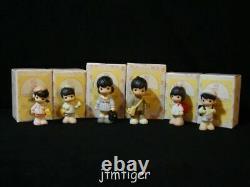 T Precious Moments-Extremely Rare Japanese School Boys/Girls-RARE FIND SET OF 6