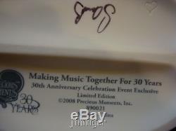 T Precious Moments HAND SIGNED BY SAM 30'th Anniversary Event Exclusive-LE 640