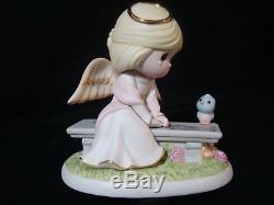T Precious Moments-Heaven's Embrace-Bereavement/Sorrow-Angel/Bench/Heaven/Tears