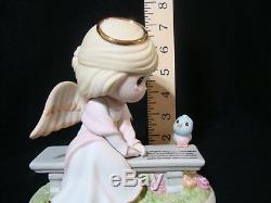 T Precious Moments-Heaven's Embrace-Bereavement/Sorrow-Angel/Bench/Heaven/Tears