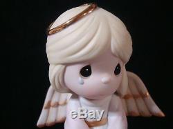 T Precious Moments-Heaven's Embrace-Bereavement/Sorrow-Angel/Bench/Heaven/Tears