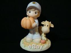T Precious Moments-Rare Set Of 2-LE/1200 Worldwide-FFA Exclusive-Farmer Girl+Boy