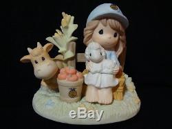 T Precious Moments-Rare Set Of 2-LE/1200 Worldwide-FFA Exclusive-Farmer Girl/Boy