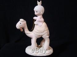 T Precious Moments-Reg/Large Nativity-3 Kings/Camels-$475V-Cross Marks