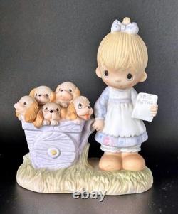 The Iconic Precious Moments Jonathan David Figurine God Loveth A Cheerful Giver