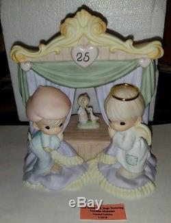 The World Is A Stage Featuring Precious Moments Signed Music Box 137/1000 MIB