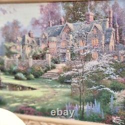 Thomas Kinkade Precious Moments IN YOUR ARMS IS THE PERFECT PLACE 2014 Figurine
