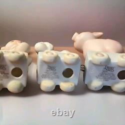 VTG 12 PC PRECIOUS MOMENTS BIRTHDAY TRAINCLOWN, YRS 1-10, BABY EUC WithO BOX