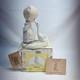 Vtg 1978 Precious Moments Make A Joyful Noise Goose E-1374g 2'wx3 1/2lx4 1/2 H