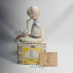 VTG 1978 Precious Moments Make A Joyful Noise Goose E-1374G 2'Wx3 1/2Lx4 1/2 H