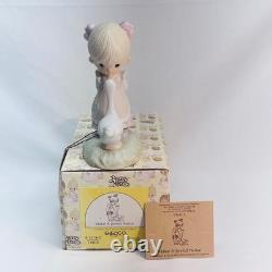 VTG 1978 Precious Moments Make A Joyful Noise Goose E-1374G 2'Wx3 1/2Lx4 1/2 H