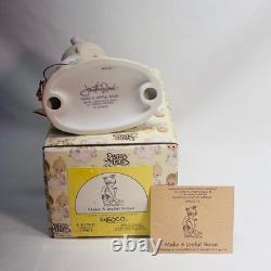 VTG 1978 Precious Moments Make A Joyful Noise Goose E-1374G 2'Wx3 1/2Lx4 1/2 H