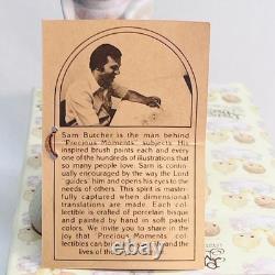 VTG 1978 Precious Moments Make A Joyful Noise Goose E-1374G 2'Wx3 1/2Lx4 1/2 H