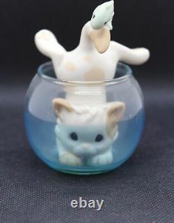 VTG 2002 Precious Moments Catch Ya Later Cat in a Fish Bowl Figurine #358959