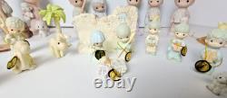 VTG Precious Moments Come Let Us Adore Him 5 & Nativity Set 1 1/2-28 pcs withBox