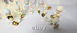 VTG Precious Moments Come Let Us Adore Him 5 & Nativity Set 1 1/2-28 pcs withBox