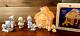 Vtg Precious Moments Fall Festival #732494 7 Piece Set (lighted) Retired Enesco