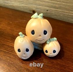 VTG Precious Moments Fall Festival #732494 7 Piece Set (Lighted) RETIRED Enesco