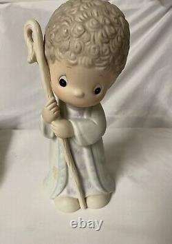 VTG Precious Moments Nativity 9 Set Oh Come Let Us Adore Him 1987