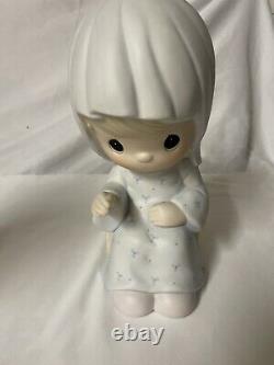 VTG Precious Moments Nativity 9 Set Oh Come Let Us Adore Him 1987