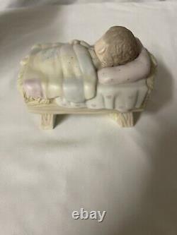 VTG Precious Moments Nativity 9 Set Oh Come Let Us Adore Him 1987