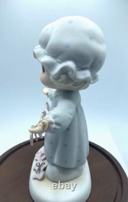 VTG Precious Moments You Have Touched So Many Hearts withbox and glass holder