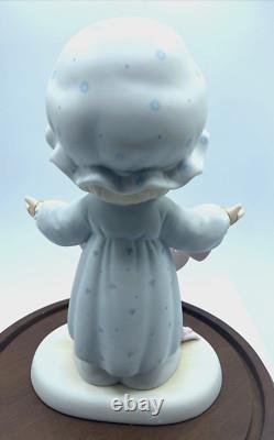 VTG Precious Moments You Have Touched So Many Hearts withbox and glass holder
