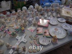 Very Large Collection Of Vintage Precious Moments Figurines