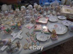 Very Large Collection Of Vintage Precious Moments Figurines