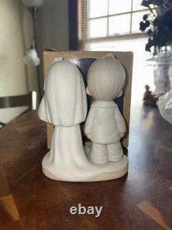 Vintage 1979 Precious Moments Figurine E-3114 The Lord Bless You Bride And Groom