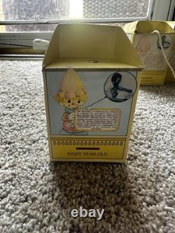 Vintage 1985 Precious Moments Birthday Series Lot of 12