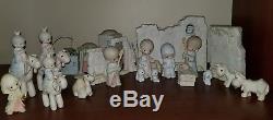Vintage 23 Piece Precious Moments Nativity mini with boxes
