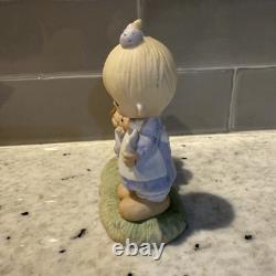 Vintage 77' Precious Moments GOD LOVETH a CHEERFUL GIVER Free Puppies 1977 21