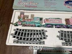 Vintage Enesco Precious Moments Sugar Town Holiday Express Train Set Music Testd