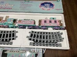 Vintage Enesco Precious Moments Sugar Town Holiday Express Train Set Music Testd