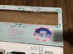 Vintage Enesco Precious Moments Sugar Town Holiday Express Train Set Music Testd
