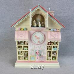 Vintage Enesco Precious Moments Toyland Windup Musical Action Clock WORKS 90s